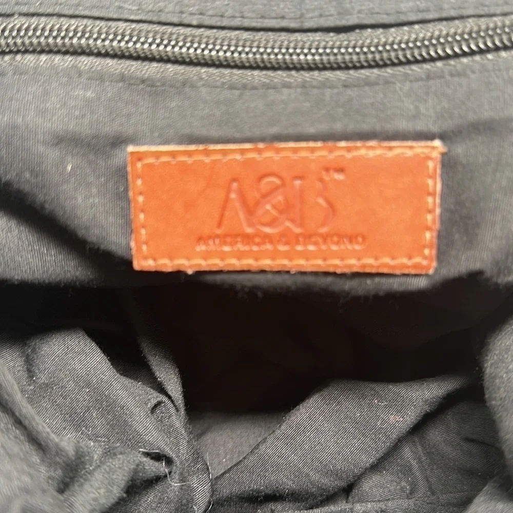 America & Beyond Embellished Flap Backpack